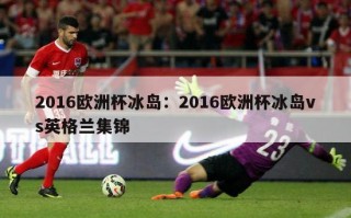 2016欧洲杯冰岛：2016欧洲杯冰岛vs英格兰集锦