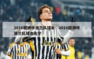 2016欧洲杯波兰队球衣：2016欧洲杯波兰队球衣名字