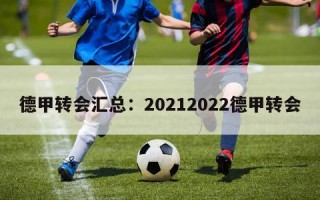 德甲转会汇总：20212022德甲转会