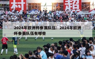 2024年欧洲杯参赛队伍：2024年欧洲杯参赛队伍有哪些