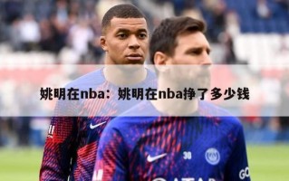 姚明在nba：姚明在nba挣了多少钱