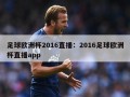 足球欧洲杯2016直播：2016足球欧洲杯直播app