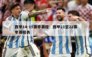 西甲14-15赛季赛程：西甲21至22赛季赛程表