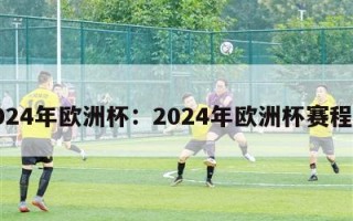 2024年欧洲杯：2024年欧洲杯赛程表