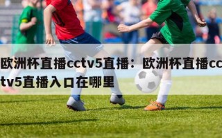 欧洲杯直播cctv5直播：欧洲杯直播cctv5直播入口在哪里