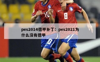 pes2014德甲补丁：pes2021为什么没有德甲