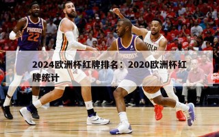 2024欧洲杯红牌排名：2020欧洲杯红牌统计