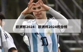 欧洲杯2024：欧洲杯2024积分榜