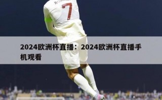 2024欧洲杯直播：2024欧洲杯直播手机观看