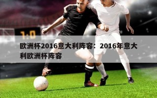 欧洲杯2016意大利阵容：2016年意大利欧洲杯阵容