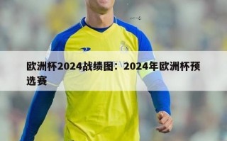 欧洲杯2024战绩图：2024年欧洲杯预选赛