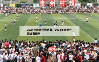 2024年欧洲杯预选赛：2024年欧洲杯预选赛规则