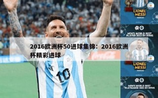 2016欧洲杯50进球集锦：2016欧洲杯精彩进球