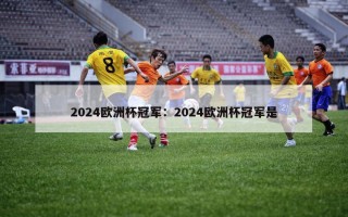 2024欧洲杯冠军：2024欧洲杯冠军是