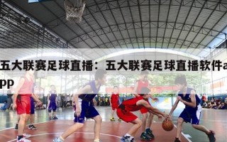 五大联赛足球直播：五大联赛足球直播软件app