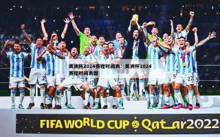 美洲杯2024赛程时间表：美洲杯2024赛程时间表图