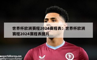 世界杯欧洲赛程2024赛程表：世界杯欧洲赛程2024赛程表图片