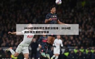 2024欧洲杯预选赛积分榜单：2024欧洲杯预选赛积分榜单