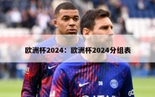 欧洲杯2024：欧洲杯2024分组表