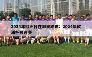 2024年欧洲杯在哪里踢球：2024年欧洲杯预选赛