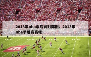 2013年nba季后赛对阵图：2013年nba季后赛赛程