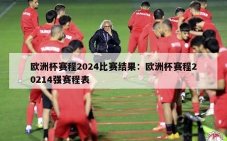 欧洲杯赛程2024比赛结果：欧洲杯赛程20214强赛程表