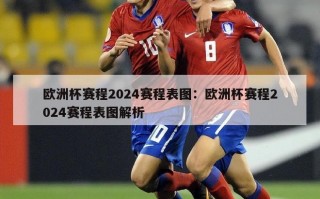 欧洲杯赛程2024赛程表图：欧洲杯赛程2024赛程表图解析