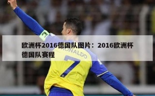 欧洲杯2016德国队图片：2016欧洲杯德国队赛程