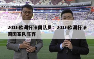 2016欧洲杯法国队员：2016欧洲杯法国国家队阵容