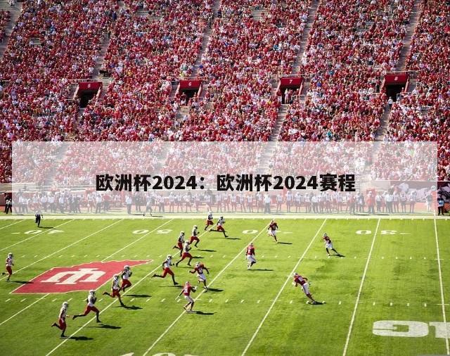 欧洲杯2024：欧洲杯2024赛程