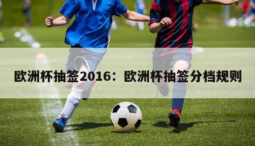 欧洲杯抽签2016：欧洲杯抽签分档规则