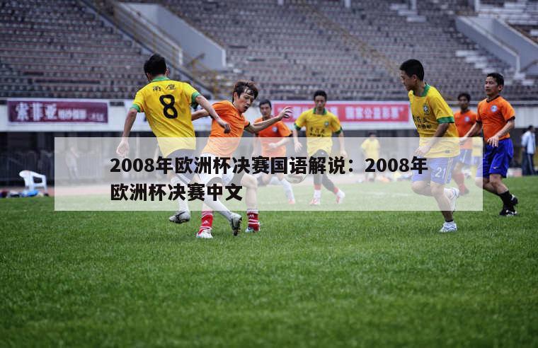 2008年欧洲杯决赛国语解说：2008年欧洲杯决赛中文