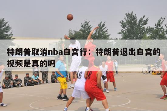 特朗普取消nba白宫行：特朗普退出白宫的视频是真的吗