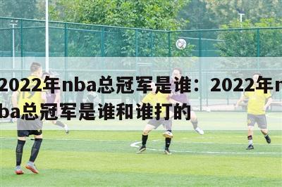 2022年nba总冠军是谁：2022年nba总冠军是谁和谁打的