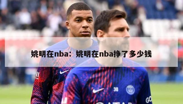 姚明在nba：姚明在nba挣了多少钱